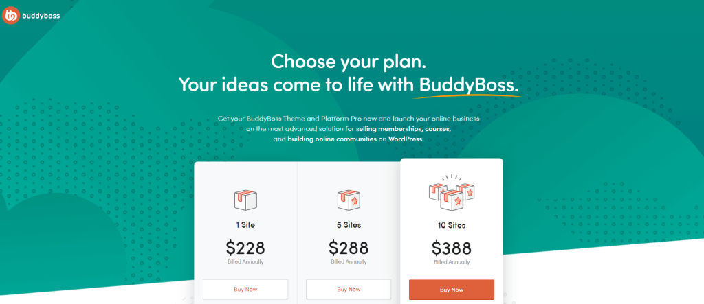 BuddyBoss - Pricing