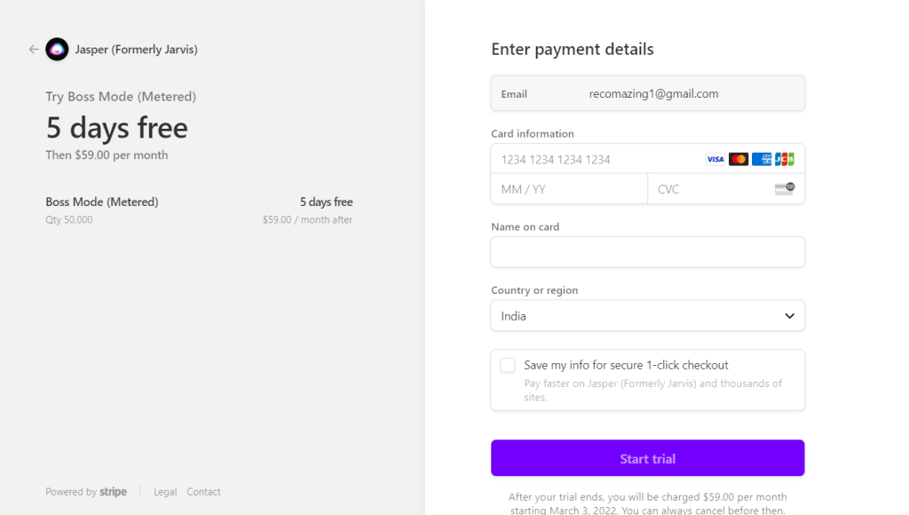 Enter Your Card Details To Start Trial Enter Your Card Details To Start Trial