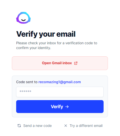 Verify Your Email Verify Your Email