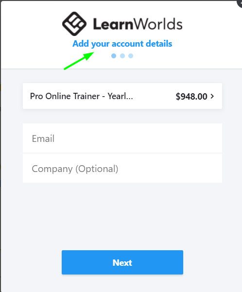 LearnWorlds - Account Detailed