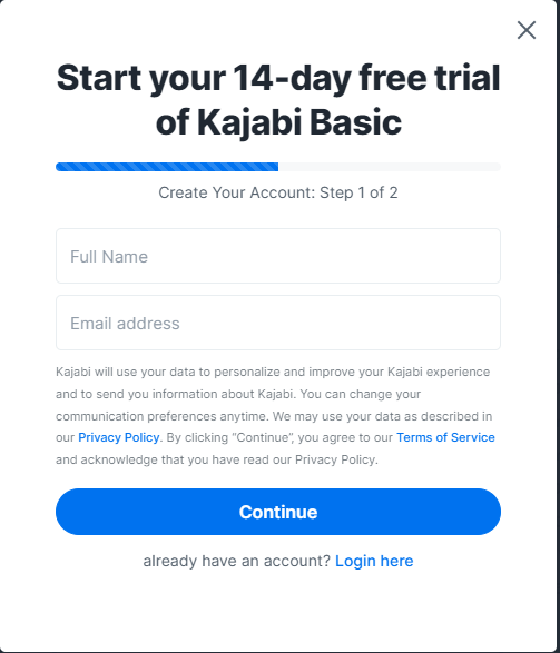 Kajabi Discount Code - Create A Account