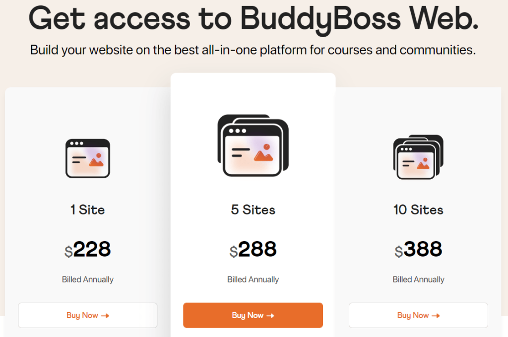 BuddyBoss - Pricing