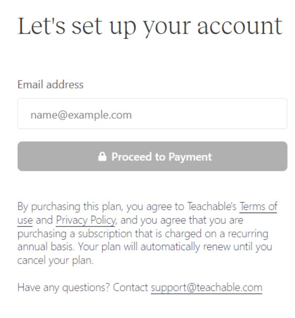 Teachable Black Friday Deal - Set Your Account Teachable Black Friday Deal - Set Your Account