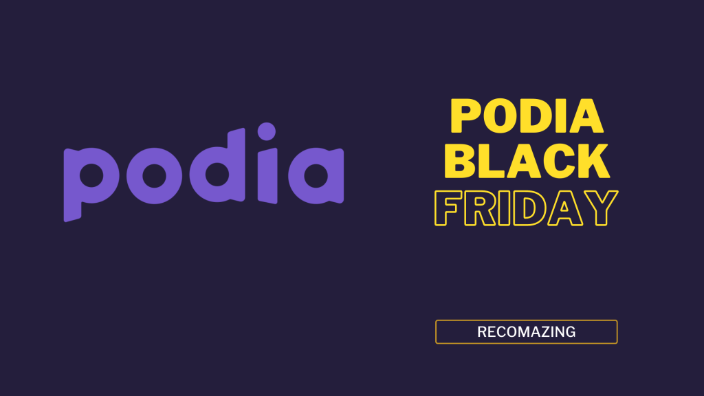 Podia Black Friday - Recomazing