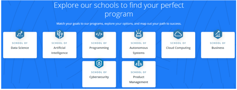 Udacity-select the course