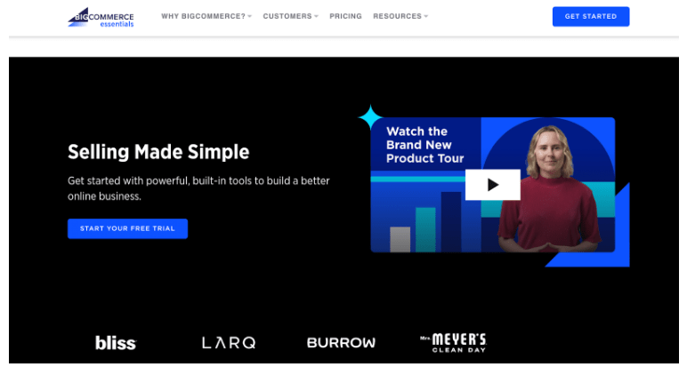 BigCommerce Official website