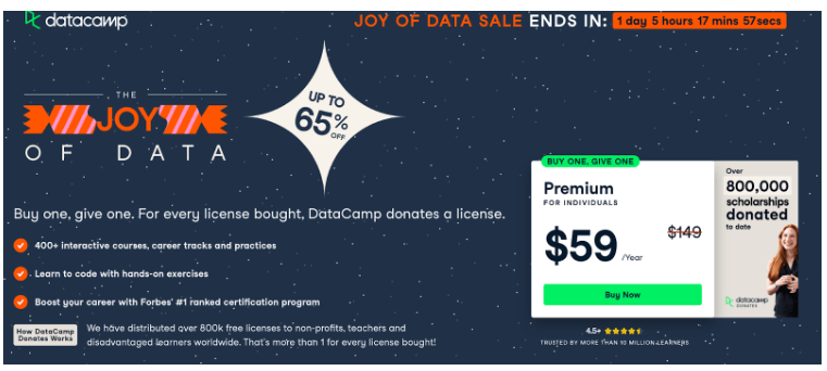 DataCamp Discount - Premium Plan 