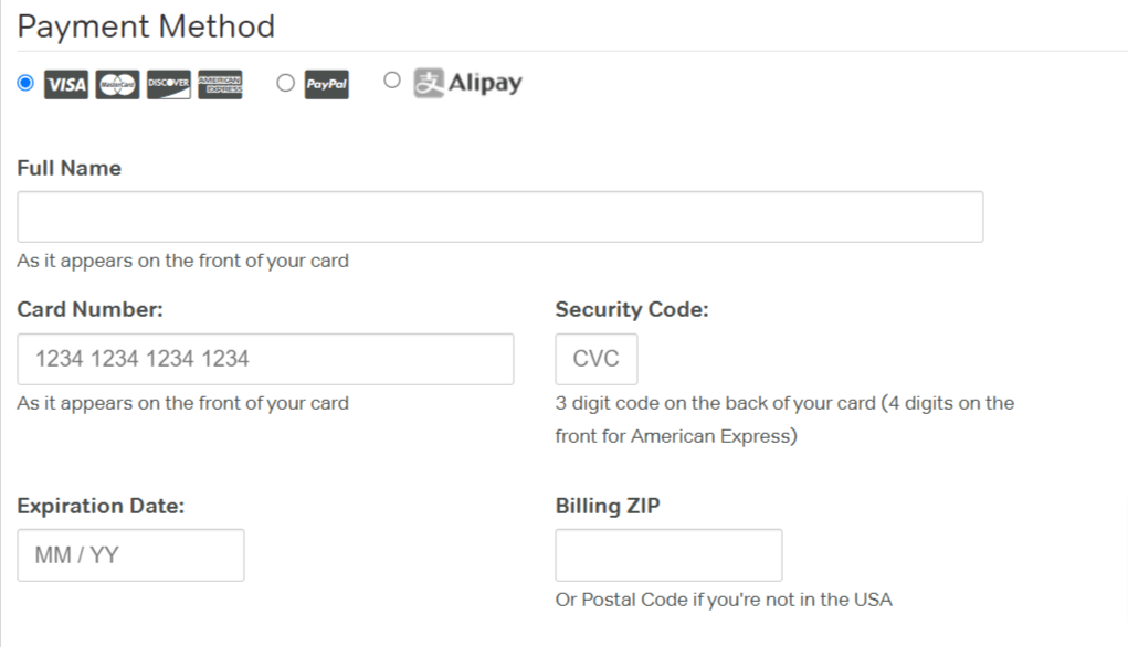 Payment Method