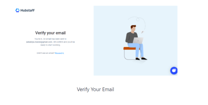 Hubstaff- Confirm your email