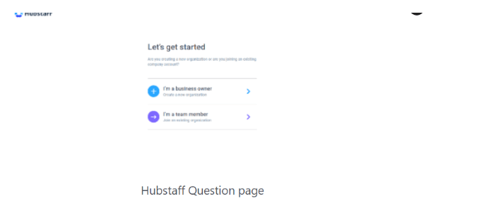 Hubstaff- Question page